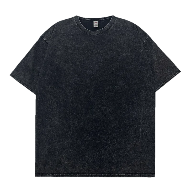 Washed230 復古水洗 Tee 黑色